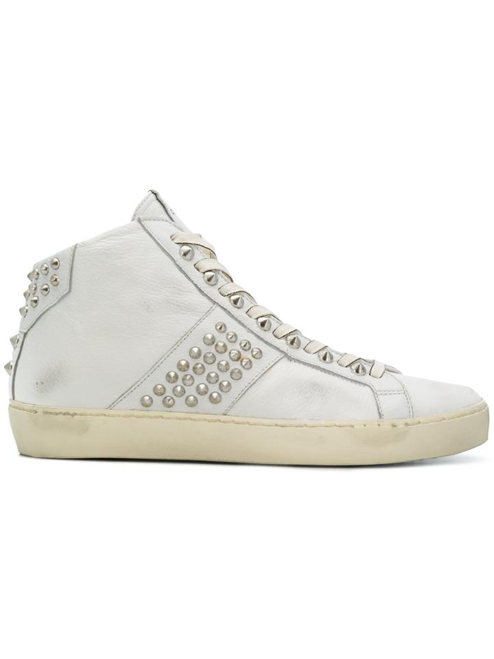 Leather Crown W Iconic-22 Sneakers - White