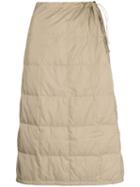Issey Miyake Pre-owned 1990's Square Quilted Skirt - Neutrals