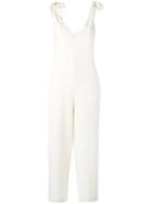 See By Chloé - Salopette Jumpsuit - Women - Polyester/spandex/elastane/viscose - 38, Nude/neutrals, Polyester/spandex/elastane/viscose