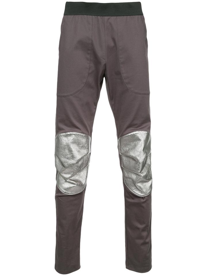 Zambesi Knee Patch Track Trousers - Grey