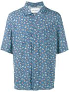 Our Legacy - Floral Print Shirt - Men - Acetate/rayon - 48, Blue, Acetate/rayon