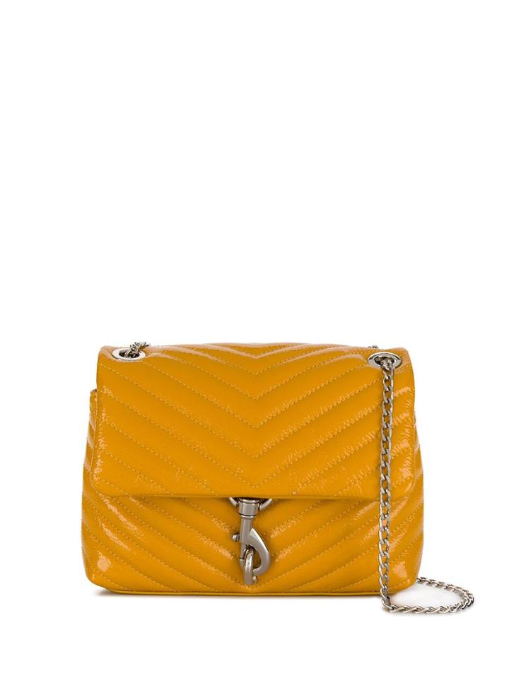 Rebecca Minkoff Edie Quilted Crossbody Bag - Yellow