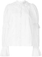 Aje Embroidered Maggie Blouse - White