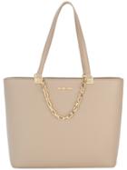 Love Moschino Chain Strap Tote - Nude & Neutrals