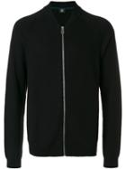 Ps By Paul Smith - Zip Cardigan - Men - Cotton - Xl, Black, Cotton