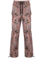 Alexander Wang Watch Print Track Pants - Purple
