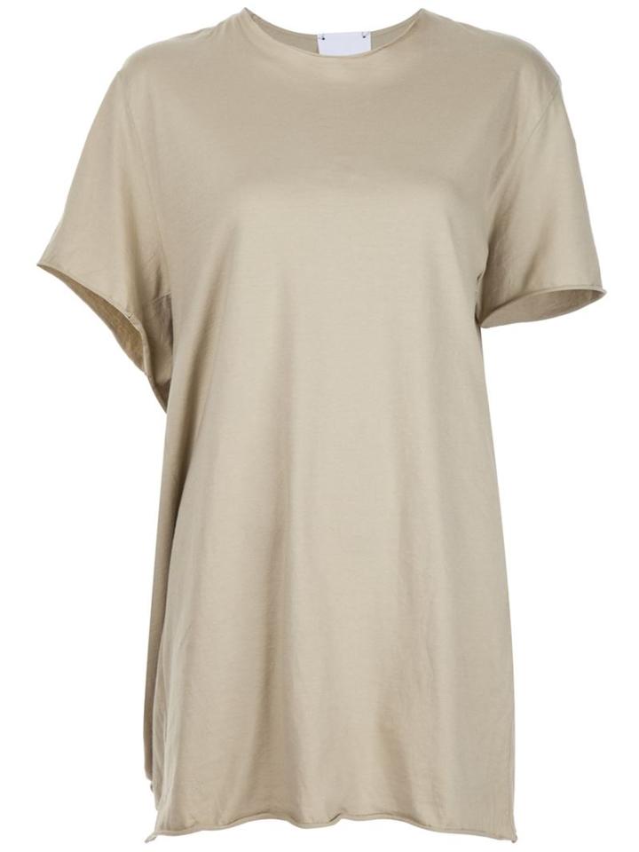 Lost & Found Rooms - Side Pocket T-shirt - Women - Cotton - S, Nude/neutrals, Cotton