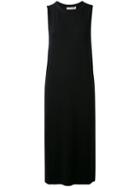 Rag & Bone - Midi Tank Dress - Women - Cotton/spandex/elastane/modal - L, Black, Cotton/spandex/elastane/modal