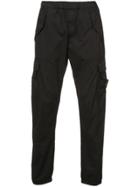 Stone Island Straight Leg Track Trousers - Black
