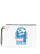 Kenzo Printed Clutch - White