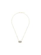 Jacquie Aiche Evil Eye Pendant Necklace - Yellow Gold