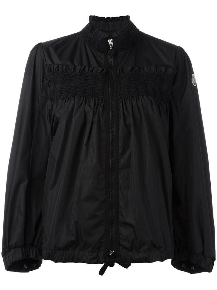Moncler Ruche Panel Jacket, Women's, Size: 2, Black, Polyamide