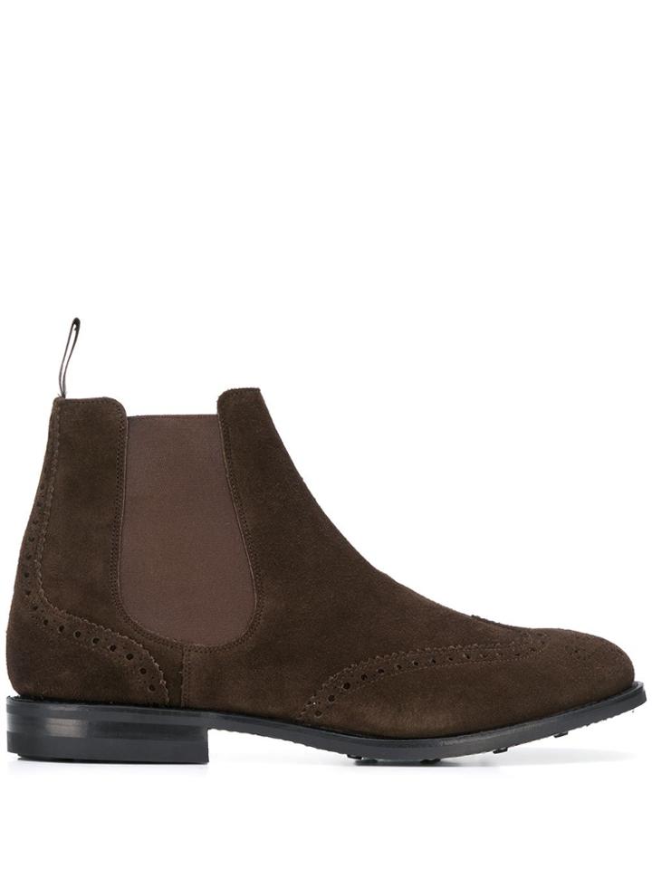 Church's Elasticated Panel Ankle Boots - Brown