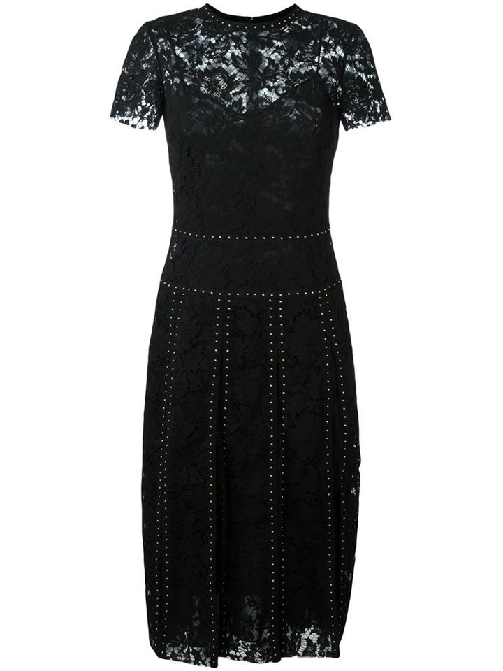 Valentino Heavy Studded Lace Dress