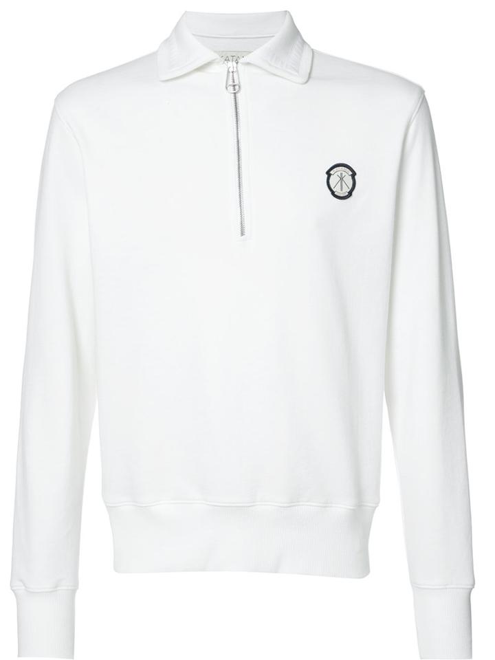 Katama - Robert Sweatshirt - Men - Cotton/polyester - Xxl, White, Cotton/polyester