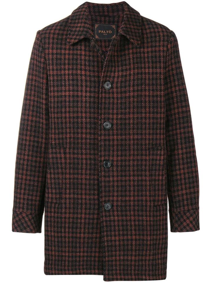 Paltò Alfredo Tweed Coat - Brown