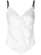 Alexander Wang Twisted Front Cami Top - White