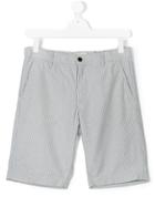 Bellerose Kids Checked Casual Shorts - Green