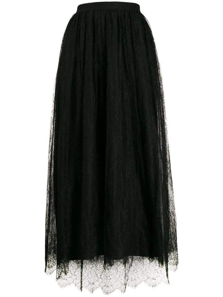 Fabiana Filippi Full-shaped Midi Skirt - Black