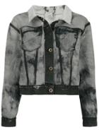 Unravel Project Inside Out Denim Jakcet - Black