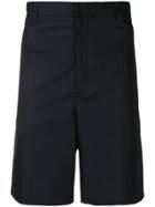 Jil Sander Patch Pockets Bermuda Shorts - Blue
