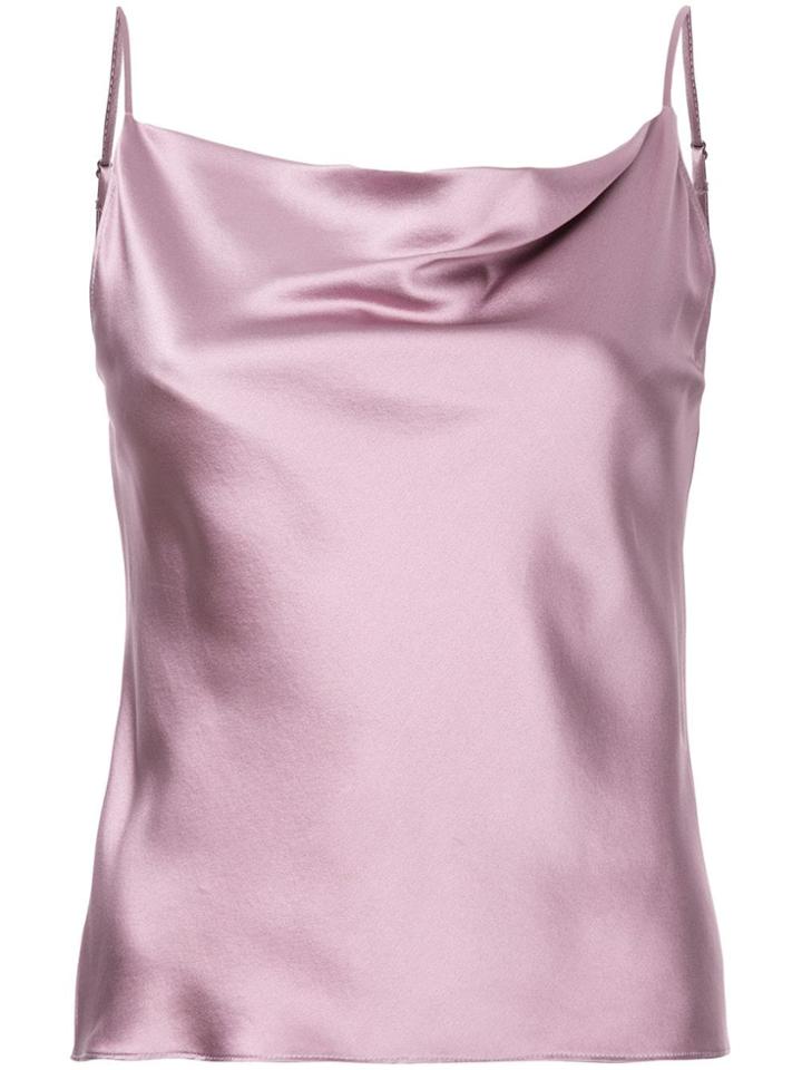 Fleur Du Mal Cowl Neck Cami - Purple