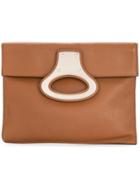 Louis Vuitton Vintage Portfolio Clutch Hand Bag - Brown