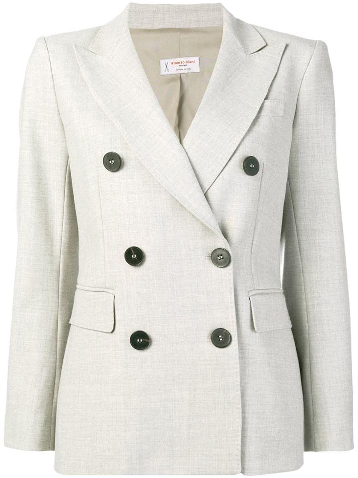 Alberto Biani Double-breasted Suit Jacket - Grey