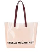 Stella Mccartney Pvc Logo Tote - Pink