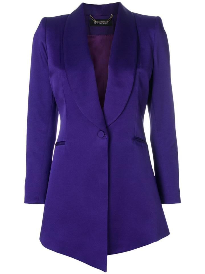 Styland Asymmetric Design Jackt - Purple