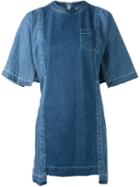 Sacai Oversized Denim Dress, Women's, Size: 1, Blue, Cotton