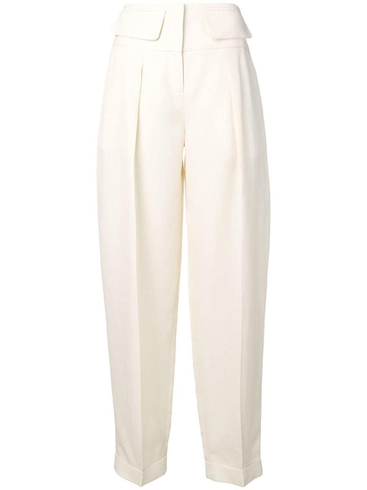 Victoria Victoria Beckham Flap Pocket Trousers - Neutrals