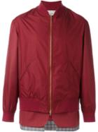 Casely-hayford Double Effect Inset Bomber Jacket