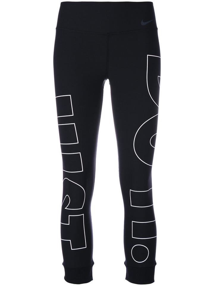 Nike - Printed Jersey Leggings - Women - Polyester/spandex/elastane - Xs, Black