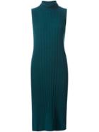 Maison Margiela Ribbed Sweater Dress, Women's, Size: Medium, Green, Nylon/viscose/cashmere/wool