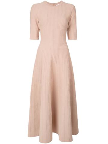 Casasola Knitted Flared Dress - Neutrals
