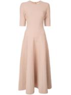 Casasola Knitted Flared Dress - Neutrals