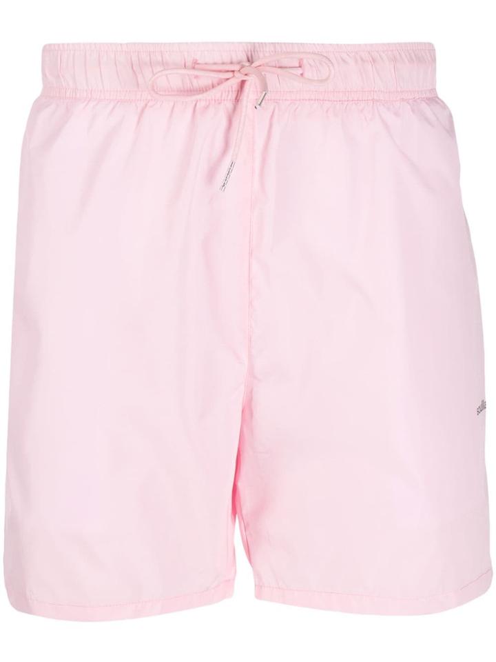 Soulland Drawstring Swim Shorts - Pink