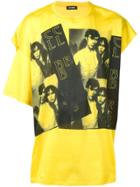 Raf Simons Asymmetric Sleeve T-shirt - Yellow