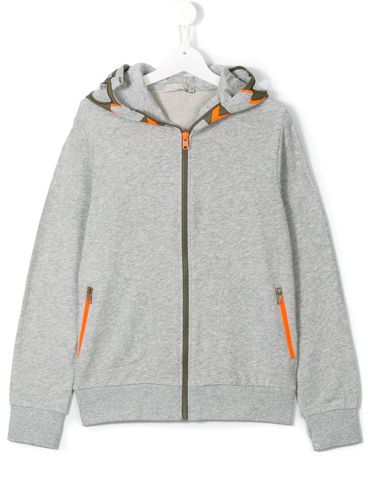 Stella Mccartney Kids Zipped Hoodie, Size: 14 Yrs, Grey