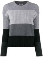 Kenzo Multi-knit Jumper - Grey