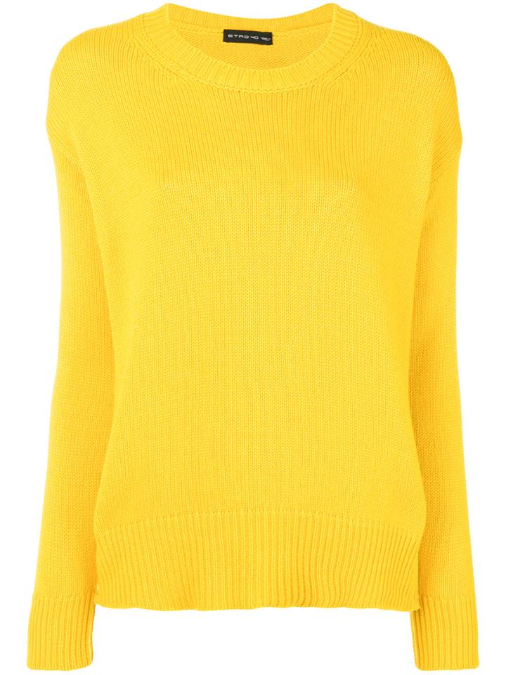 Etro Knitted Jumper - Yellow & Orange