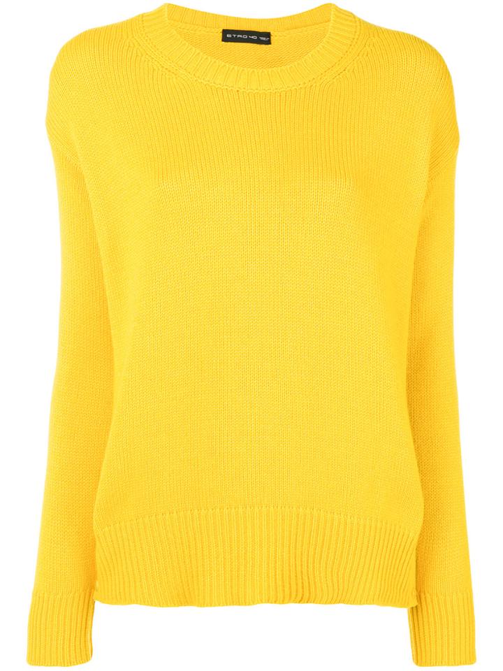 Etro Knitted Jumper - Yellow & Orange
