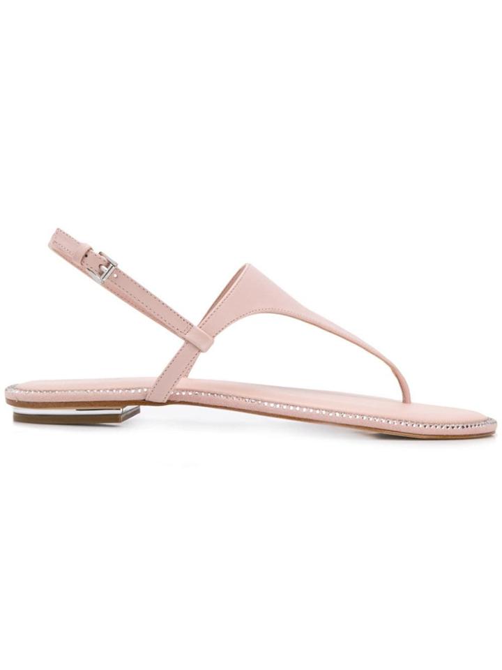Michael Michael Kors Studded Thong Sandals - Pink