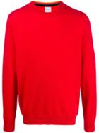 Paul Smith Cashmere Crew-neck Pullover - Red