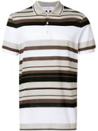 Salvatore Ferragamo Striped Polo Shirt - Nude & Neutrals