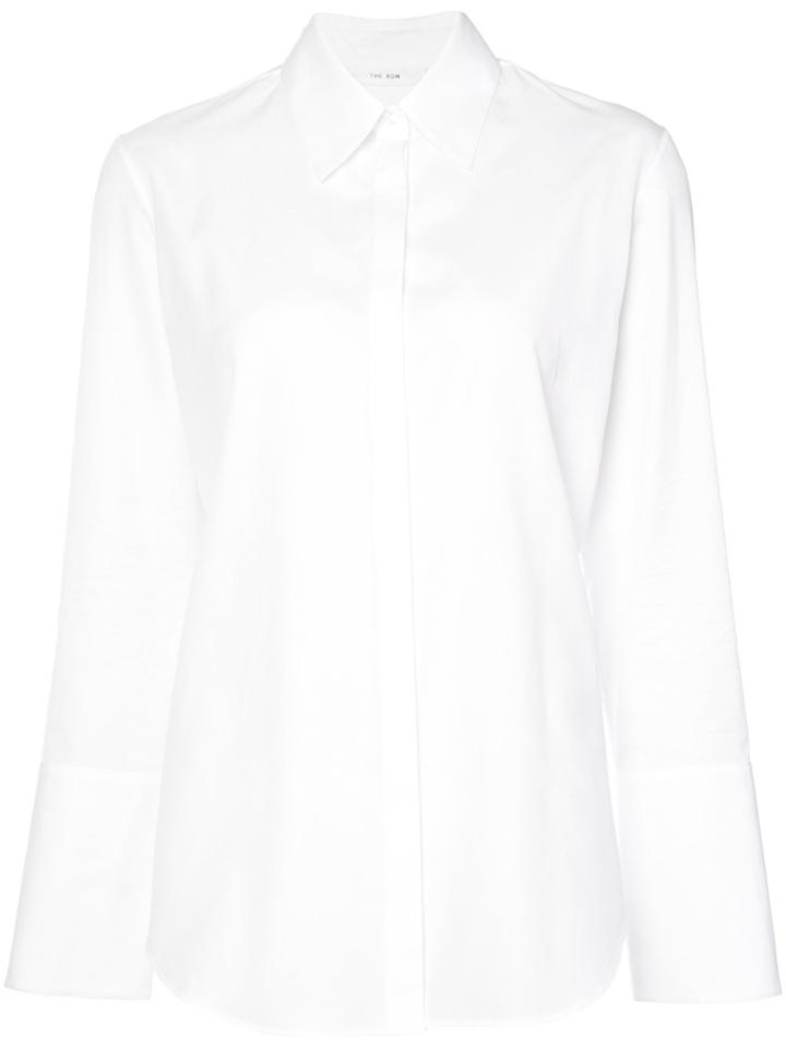The Row Oversized Cuff Shirt - White