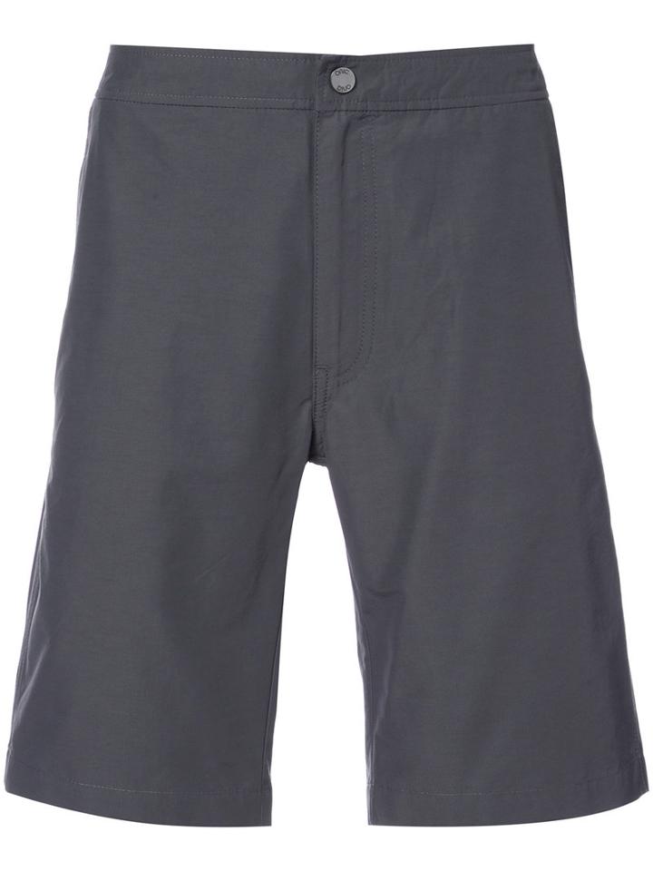 Onia - Calder Swim Shorts - Men - Cotton/nylon/spandex/elastane - 33, Grey, Cotton/nylon/spandex/elastane