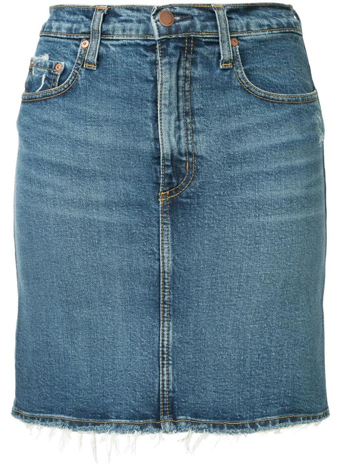 Nobody Denim Siren Denim Skirt - Blue