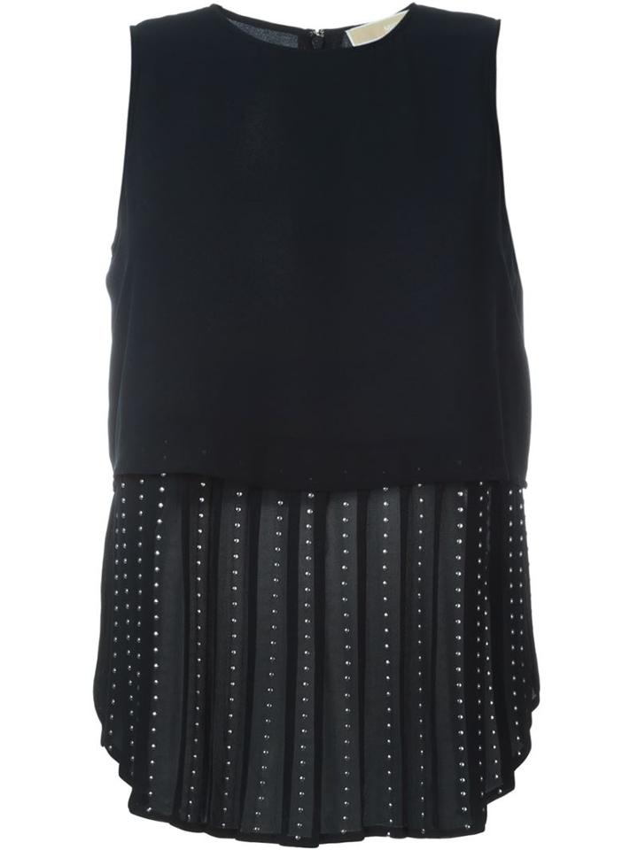 Michael Michael Kors Studded Section Blouse